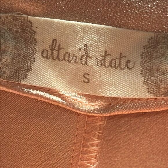 Altar’d State Carlotta blush pink slip dress size small - Picture 4 of 6